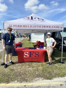 Superior Flight School, Kat (R) and Logan(L) at SNF2024