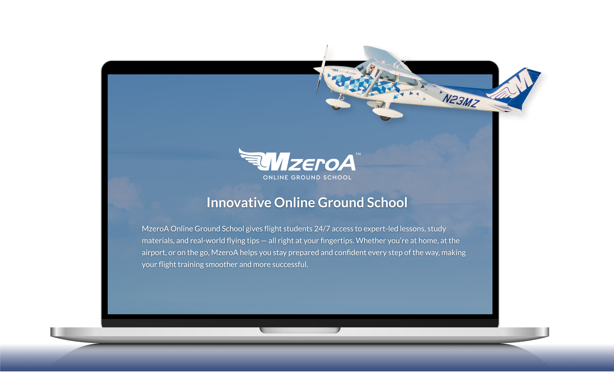 Mzeroalaptop withgradientshadow