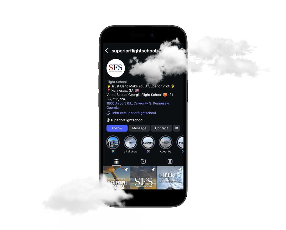 Socialphone withclouds